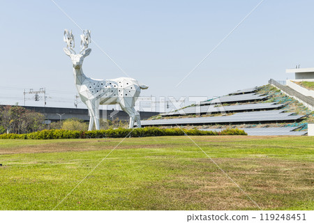 Shalun Green Energy Technology Demonstration Site in Tainan, Taiwan.  119248451