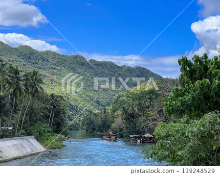 The Loboc River - a river in the Bohol province of the Philippines 119248529