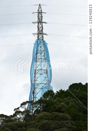 Power line tower maintenance 119248815