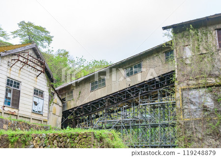 World Heritage Site "Sado Island Gold Mine" Belt conveyor Important Cultural Property "Cultural Landscape of the Mines and Mining Towns of Sado Aikawa" 119248879