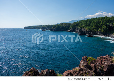 Beautiful scenery of Jogasaki Coast in Ito City, Shizuoka Prefecture, Japan Beautiful scenery of Jogasaki Coast in Ito City, Shizuoka Prefecture, Japan 119249019