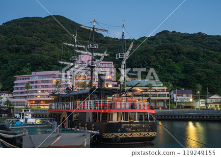 日本靜岡縣下田市港口的美景 日本靜岡縣下田市港口的美景 119249155