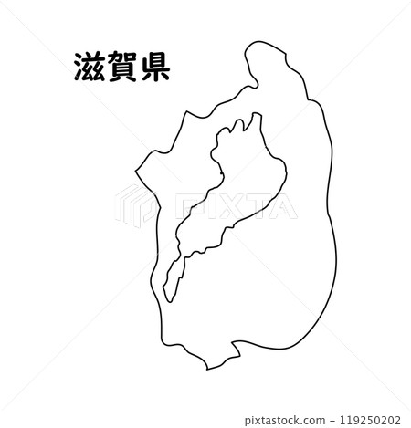 Blank map Shiga prefecture Blank map Shiga prefecture 119250202