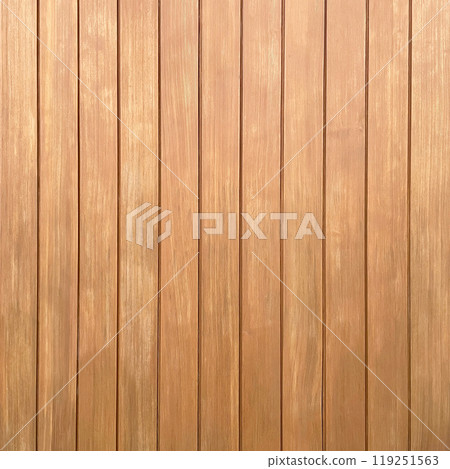 A square background image of a plank wall lined with white-brown vertically grained boards with delicate wood grain 119251563