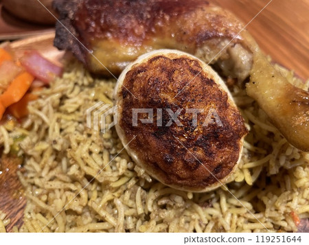 Sri Lankan food Chicken Biryani Curry 119251644