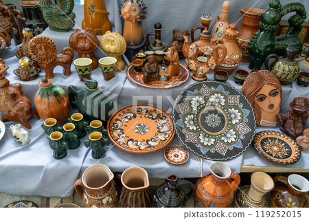 Ukrainian dishes. Clay ceramics. Old decor. Ukrainian dishes. Clay ceramics. Old decor. 119252015