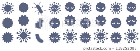 病毒插畫素材 119252095