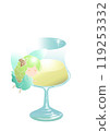 Wineglass and grape fairy 119253332