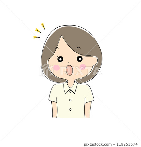 Inspired young woman, facial expression variations, skin color, pen drawing style Inspired young woman, facial expression variations, skin color, pen drawing style 119253574