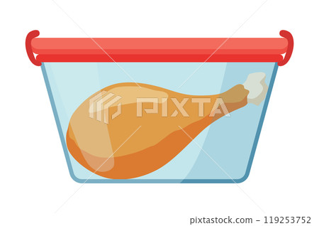Vibrantly Colorful Food Storage Container Perfectly Suited for Storing Various Dishes Vibrantly Colorful Food Storage Container Perfectly Suited for Storing Various Dishes 119253752