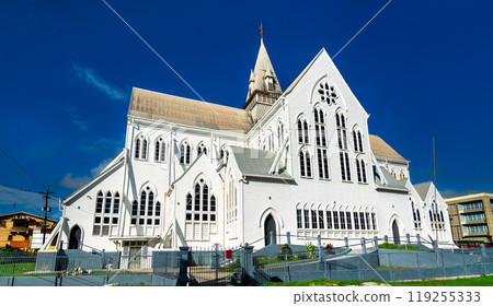 St. George Cathedral, a large wooden church in Georgetown, Guyana 119255333