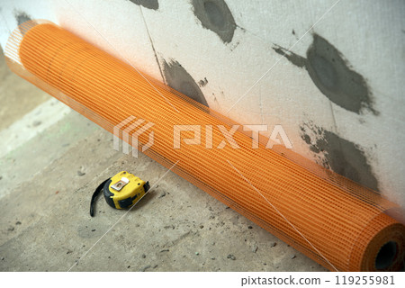 Fiberglass mesh reinforcement Fiberglass mesh reinforcement 119255981