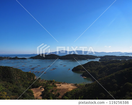 View of Mushiage Bay from Mt. Ohira 119256386