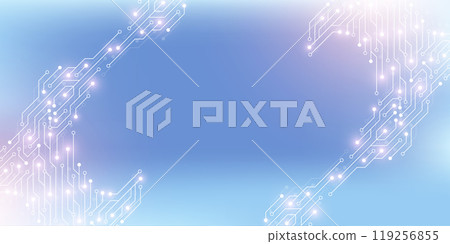 Abstract digital technology background. Digital tech motherboard texture design. Engineering circuit board concept for poster, header, banner, website, presentation. Abstract digital technology background. Digital tech motherboard texture design. Engineering circuit board concept for poster, header, banner, website, presentation. 119256855