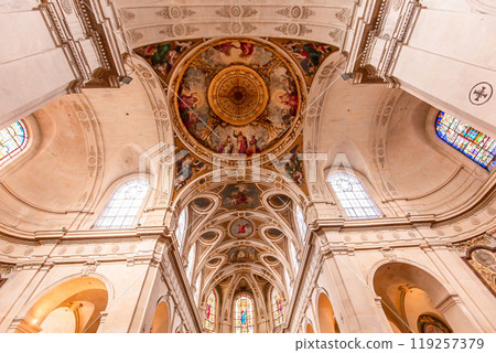 interiors of Saint Roch church, Paris, France interiors of Saint Roch church, Paris, France 119257379