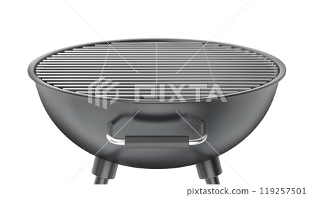 Round charcoal barbecue grill 119257501