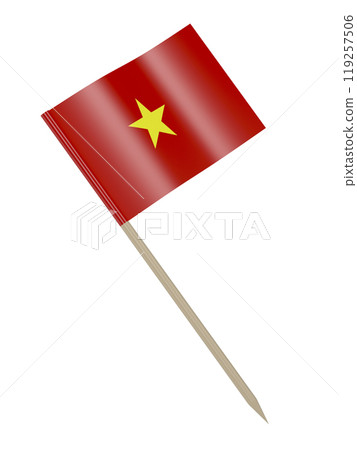 Toothpick with Vietnamese flag 119257506