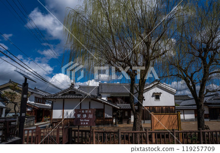 拍攝奈良縣五條市的舊新町街,已被指定為國家重要傳統建築群保存區。 拍攝奈良縣五條市的舊新町街,已被指定為國家重要傳統建築群保存區。 119257709