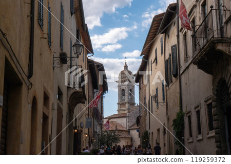 San Quirico d'Orcia a picturesque medieval town in the heart of Tuscany San Quirico d'Orcia a picturesque medieval town in the heart of Tuscany 119259372