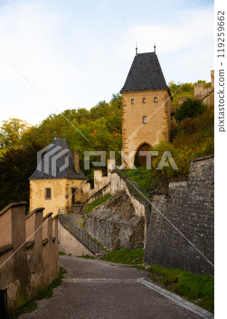 Road to Karlstejn Castle, Czech Republic Road to Karlstejn Castle, Czech Republic 119259662