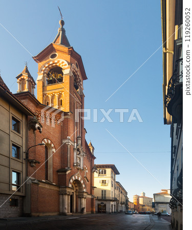 Old architectural sights in italian city Asti Old architectural sights in italian city Asti 119260052