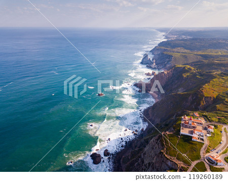 Cabo da Roca with lighthouse, Portugal 119260189