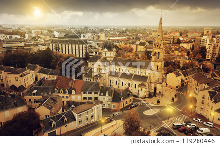 Aerial view of Chateauroux, France Aerial view of Chateauroux, France 119260446