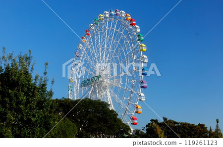 Sky-Go-LAND, a large Ferris wheel newly built to commemorate Yomiuri Land's 60th anniversary Sky-Go-LAND, a large Ferris wheel newly built to commemorate Yomiuri Land's 60th anniversary 119261123