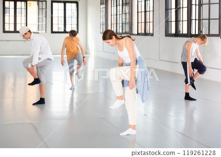 Young artists performing uncommon dance Young artists performing uncommon dance 119261228