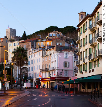 View of streets of Cannes in France 119262160
