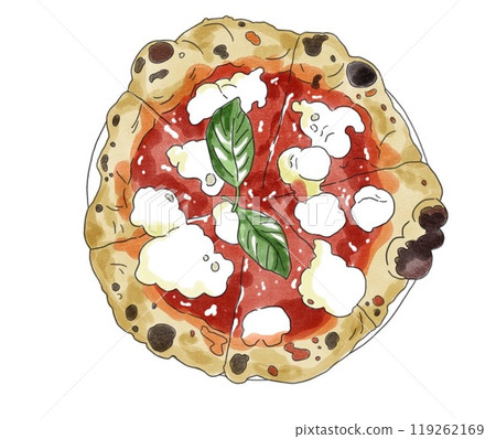 Delicious margherita pizza Delicious margherita pizza 119262169