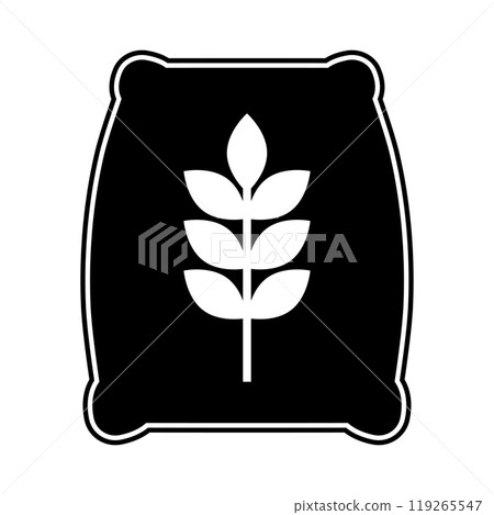 Flour Bag silhouette 119265547