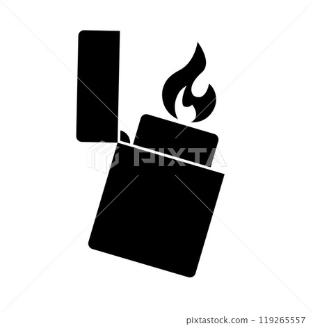 Oil lighter silhouette icon 119265557