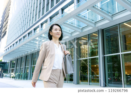 business woman outside 119266796