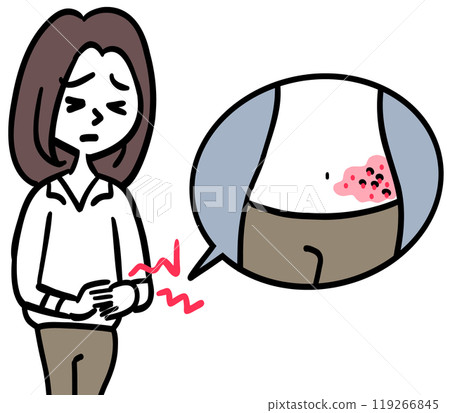 Shingles is an infectious disease and can be prevented by vaccination 119266845