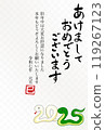 2025年蛇年賀卡 2025年蛇年賀卡 119267123