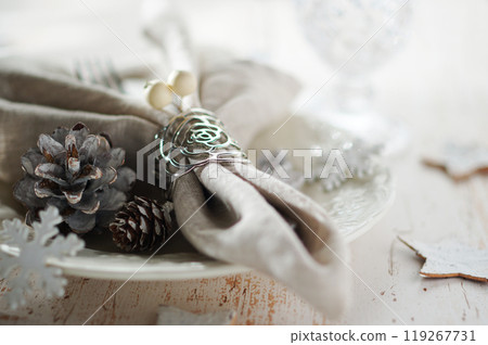 聖誕餐桌協調 119267731