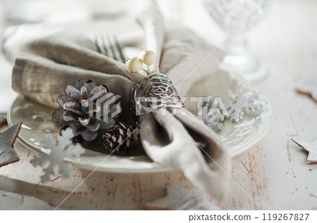 聖誕餐桌協調 119267827