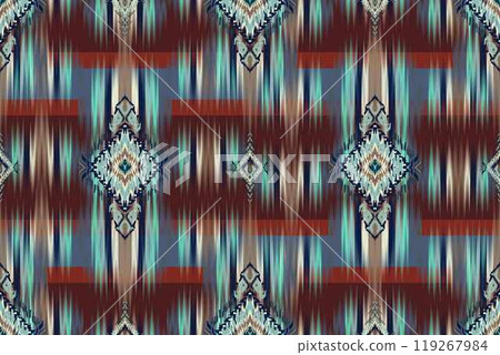Motifs African boho paisley Floral Ikat pattern embroidery damask. Ethnic ikat floral Ethnic Indian Pattern Ikat pattern Ethnic Pattern.Damask indian floral Aztec embroidery border seamless patterns. 119267984