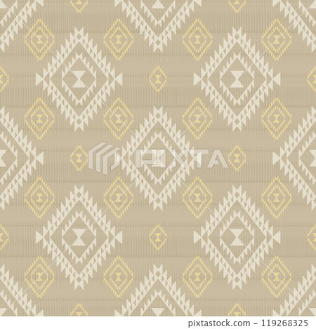Navajo tribal vector seamless pattern. Native American ornament. Ethnic South Western decor style. Boho geometric ornament. Vector seamless pattern. Mexican blanket, rug. Woven carpet illustration. 119268325