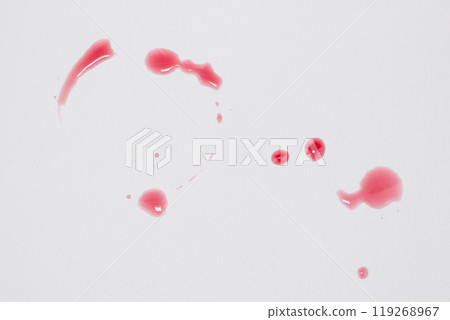 Red Wine Stain on White Background: Design Template for Restaurant Menu Cover or Wine Tasting Invitation Red Wine Stain on White Background: Design Template for Restaurant Menu Cover or Wine Tasting Invitation 119268967
