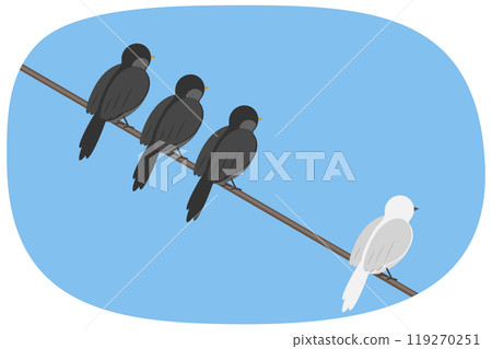 3D Isometric Flat Illustration of Individuality, Courage and Leadership 3D Isometric Flat Illustration of Individuality, Courage and Leadership 119270251