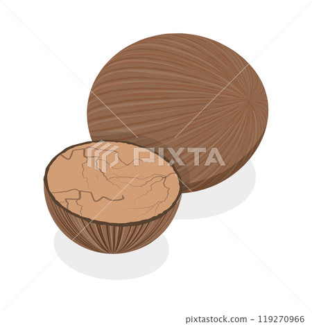 3D Isometric Flat Icon of Cooking Ingredients. Item 3 3D Isometric Flat Icon of Cooking Ingredients. Item 3 119270966