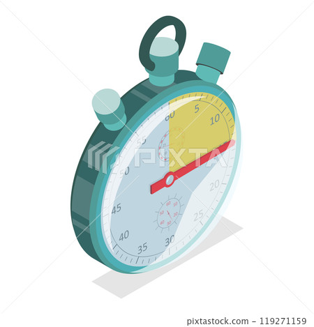 3D Isometric Flat Set of Countdown Timers. Item 4 3D Isometric Flat Set of Countdown Timers. Item 4 119271159