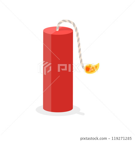 3D Isometric Flat Set of Bombs And Dynamites. Item 4 3D Isometric Flat Set of Bombs And Dynamites. Item 4 119271285