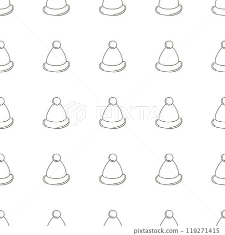 Christmas background. Coloring pattern in hand draw style 119271415