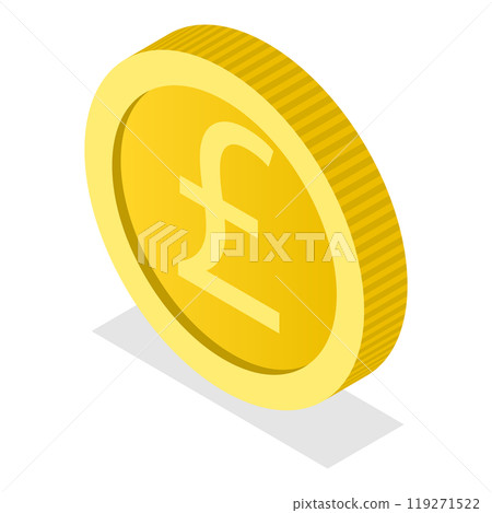 3D Isometric Flat  Illustration of World Currency Coins. Item 2 119271522