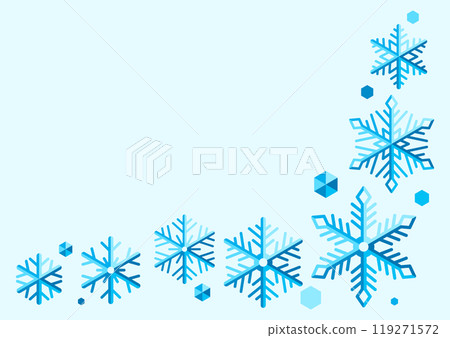 Background with abstract snowflakes. Merry Christmas and Happy New Year illustration. Background with abstract snowflakes. Merry Christmas and Happy New Year illustration. 119271572