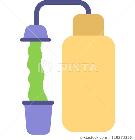 Creative process icon aerosol paint tank vector 119273336