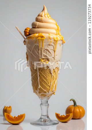 halloween, glass, pumpkin 119273734